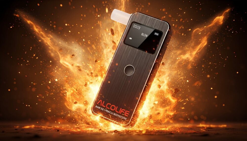 Alkomat ALCOLIFE PRIME – nowoczesny alkomat elektrochemiczny z 3-letnią darmową kalibracją